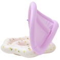 thumbnail image 5 of Sunnylife: Baby Float - Mima The Fairy Lemon Lilac - Inflatable Flower Shaped Pool-Water Tube, Head Rest, Leg Supports, Shade Canopy, 24-34lb, Age 1+, 5 of 9