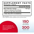 thumbnail image 3 of Jarrow Formulas - Milk Thistle 150 mg, 200 Capsules - 2 Packs, 3 of 8