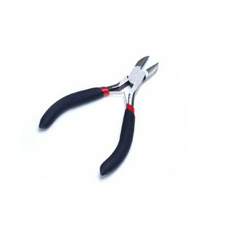 

NUOLUX Mini Plier Diagonal Nose Jewelry Pliers Solid Joint End Cutting Cushion Grip Wire Nipper Repair Tool