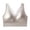 Gray Bras, variant on Seamless Satin Wireless Bra for Women Deep V Lace Trim Full Coverage Comfort No Underwire Everyday Bras Gray Bras XL