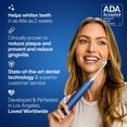 thumbnail image 6 of AquaSonic Vibe Electric Toothbrush Set, Rechargeable, 4 Modes, Travel Case, 8 Brush Heads - Sapphire Blue, 6 of 8