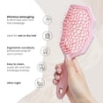 thumbnail image 3 of AIMIKE Glacier Curl Detangling Brush – Pain-Free Wet & Dry Brush for 2c–4c Hair, Vented, Pink, 3 of 9