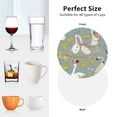 thumbnail image 6 of Sigee Cute Farm Birds for Water-Resistant, Heat-Resistant, Non-Slip Leather Coasters Set, Ideal for Coffee Table, Office, Bar, Home Decor-Round Shape, 6 of 6