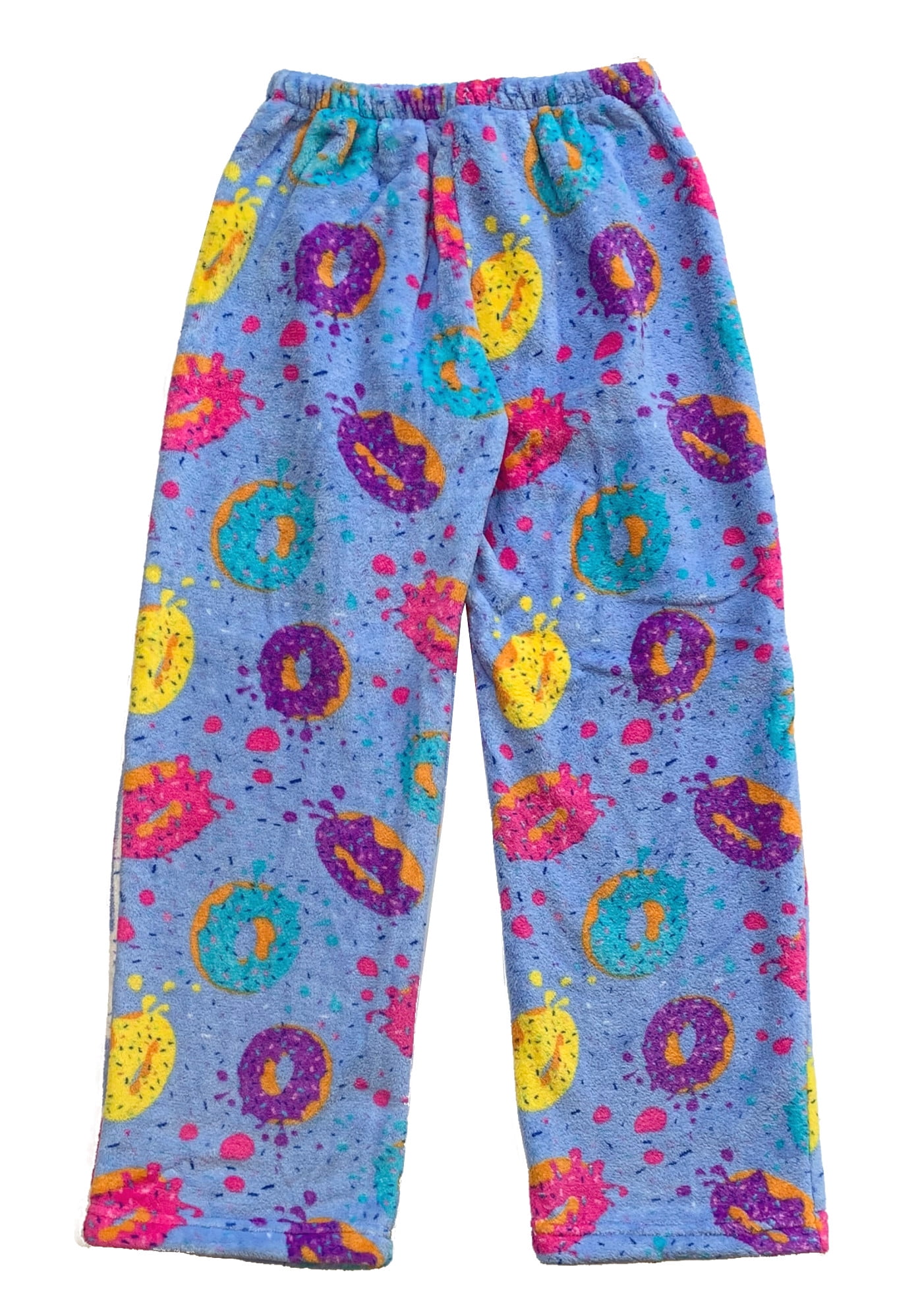 Confetti and Friends Girls Fuzzy Plush Pants Pajama Bottoms Girls