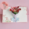 thumbnail image 4 of All Occasions For Mom&Wife Mother's Day Get Well Sympathy Flower Greeting Cards 3D Bouquet Card Blessing Card Pop Up H, 4 of 8
