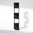 thumbnail image 4 of Furinno Basic 5-Tier Zigzag Corner Multipurpose Standing Shelf, Espresso/Black, 4 of 6