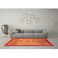 thumbnail image 3 of Ahgly Company Indoor Rectangle Abstract Orange Modern Area Rugs, 6' x 9', 3 of 4