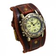 thumbnail image 3 of Men Punk Retro Simple Fashion Pin Buckle Strap Leather Watch, 3 of 8