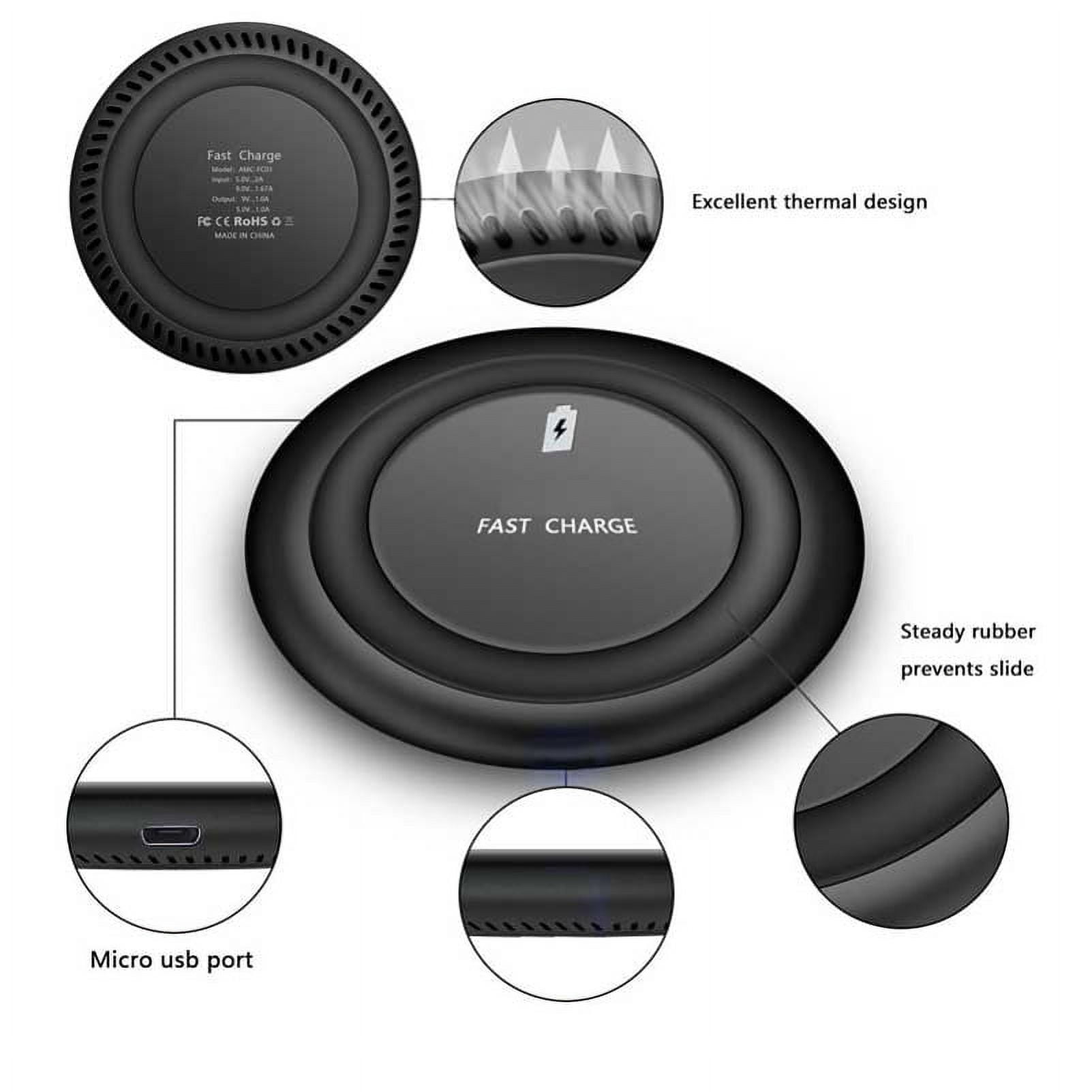 Wireless Charger for Samsung Galaxy S23 FE Phone - Fast 7.5W and 10W Charging Pad Slim for Samsung Galaxy S23 FE 6.4" (Fan Edition) Model