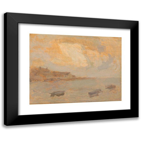 Frank Edwin Scott 14x12 Black Modern Framed Museum Art Print Titled - Marine