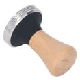 thumbnail image 3 of Tamper de Café ANGGREK de Acero Inoxidable Base Plana con de Madera, 3 of 8