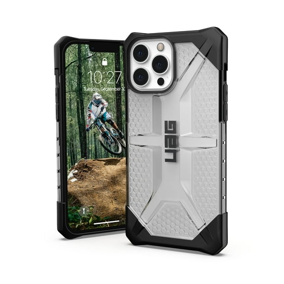 UAG iPhone 13 Pro Max Case [6.7-inch screen] Rugged Lightweight Slim Shockproof Transparent Plasma Protective Cover, Ice