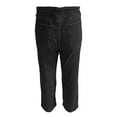 thumbnail image 4 of WILLBEST Pantalones Mujer Pantalones Vaqueros Elásticos de Tiro Bajo para Mujer, Con Cordón Ajustable, Cómodos E Informales, para Uso Diario, Deportes, Camping, Viajes, Corte Holgado. Extra Grande, 4 of 4