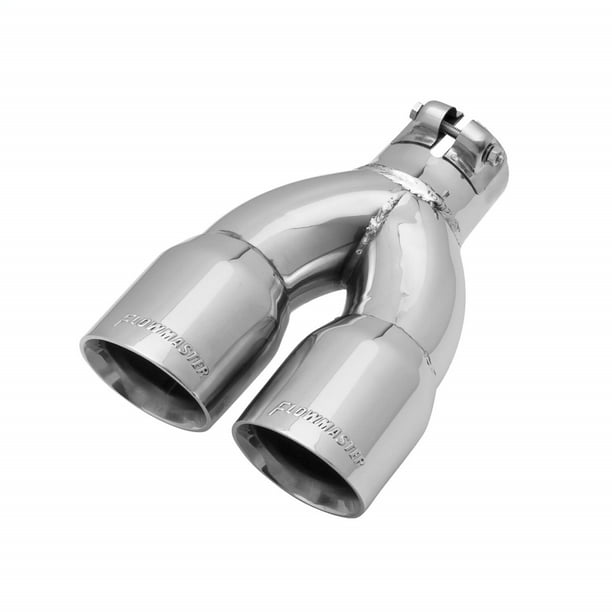 Flowmaster 15384 Exhaust Tip 300 In Dual Angle Cut Polished Ss Fits