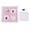 Pink, variant on NFTIGB Baby Handprint Footprint Kit Newborn Boy Girl Picture Frame Set Display Keepsake Solid Wood Pink 11.4 inches / 29 cm [cite: 22]