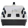 thumbnail image 2 of Open Box MSpa Oslo 6 Person Squared Hot Tub w/Hydro Massage Jets & LED Strip, 2 of 11