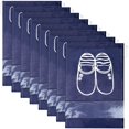 thumbnail image 1 of Paquete de 12 bolsas de viaje para zapatos, fundas de viaje para zapatos, bolsas de viaje transpirables, bolsas organizadoras, portátiles, a prueba de polvo con ventana Tra, 1 of 5