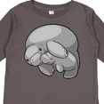 thumbnail image 4 of Inktastic Cute Manatee Family Boys or Girls Long Sleeve Toddler T-Shirt, 4 of 5