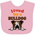 thumbnail image 3 of Inktastic English Bulldog Dog Girls Baby Bib, 3 of 4