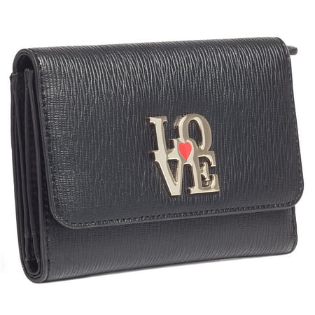 Moschino JC5509 0000 Black Zip Around Envelope Wallet