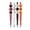 B, variant on Ouuluon 6Pcs Beadable Pens Spring Summer Floral Diy Beaded Pen Kit, 6 Color Stylish Beaded Pen Stationery Stress Relief Gift for Students Adults