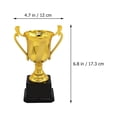 thumbnail image 2 of Miangastore Award Trophy Golden Finish 2Pcs 6.8x4.7in, 2 of 8