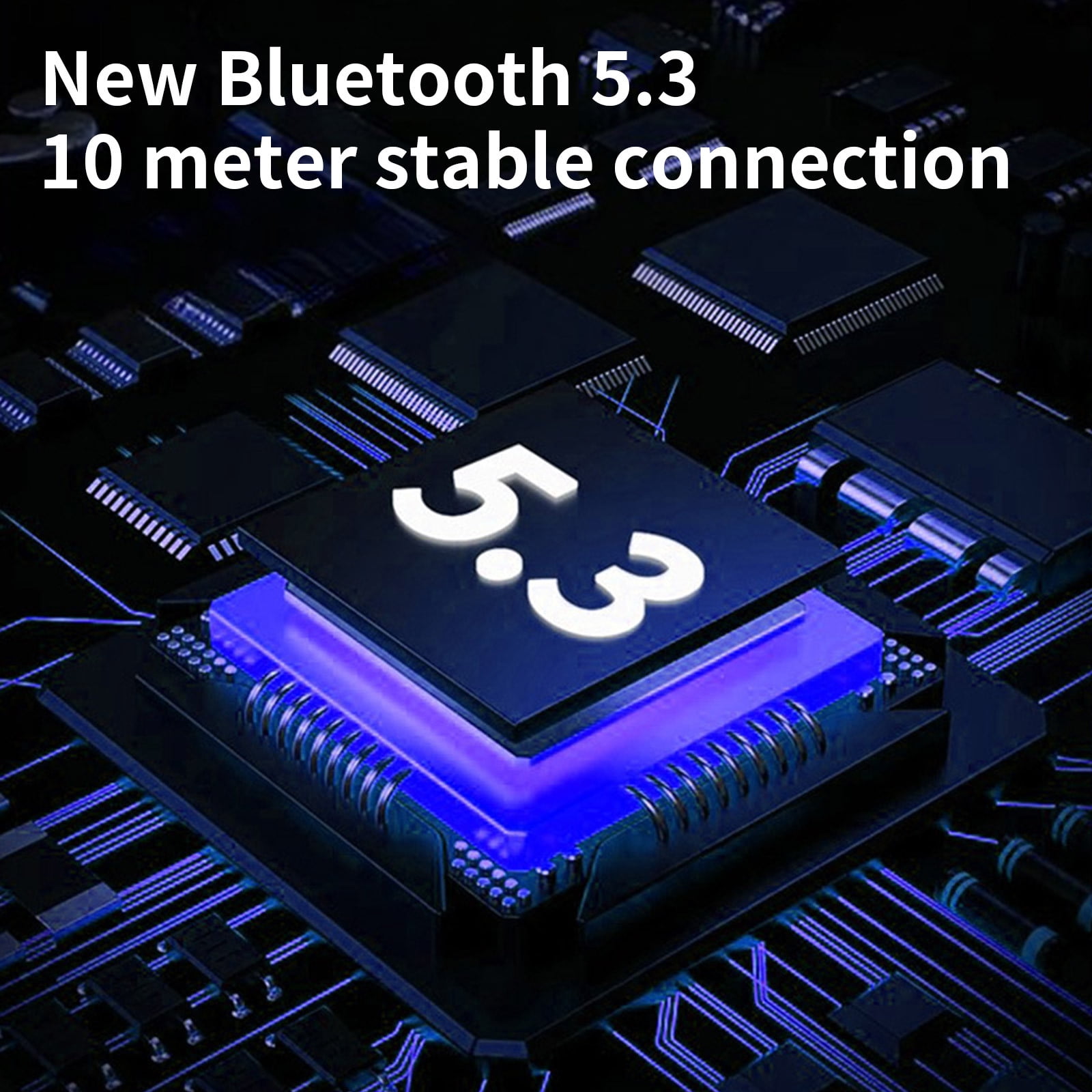 Wireless Headphones Over Ear, 70H Playtime Headphone Wireless Bluetooth 5.1,3EQ Modes & HiFi Stereo Bluetooth Headset with Deep Bass, Foldable Lightweight Headphones with Microphone for Travel/Work