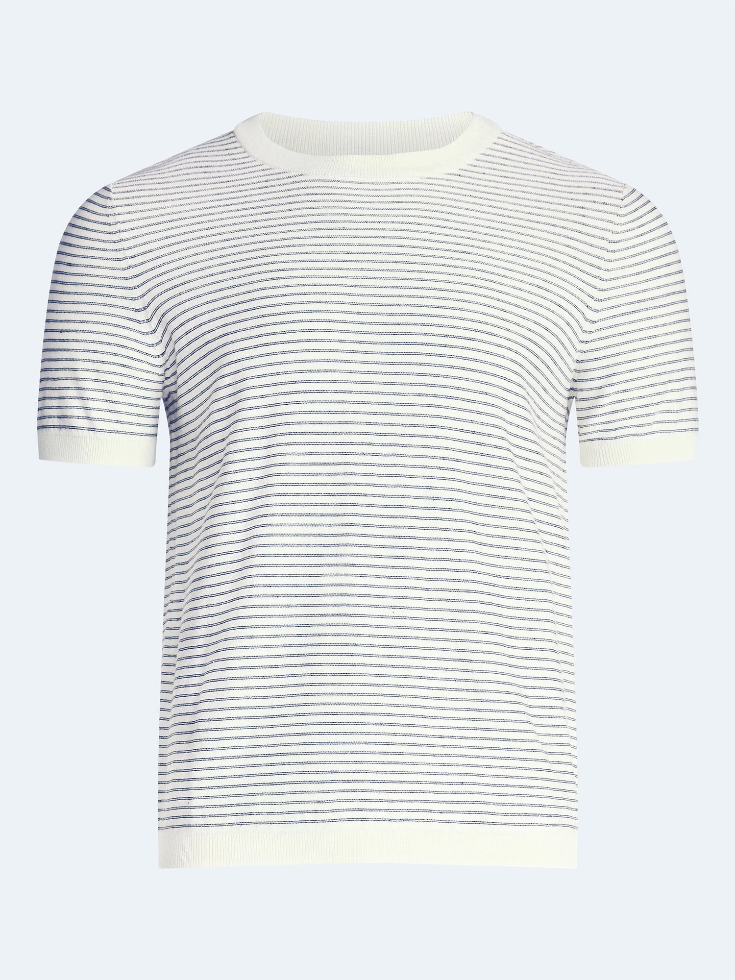 Free Assembly Men's Sweater Tee with Short Sleeves, Sizes S-3XL