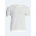 thumbnail image 5 of Free Assembly Men's Sweater Tee with Short Sleeves, Sizes S-3XL, 5 of 6