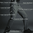 thumbnail image 2 of Men's Lightweight Quick-Dry Stretch Cargo Pants with Multi Pockets, 2 of 7