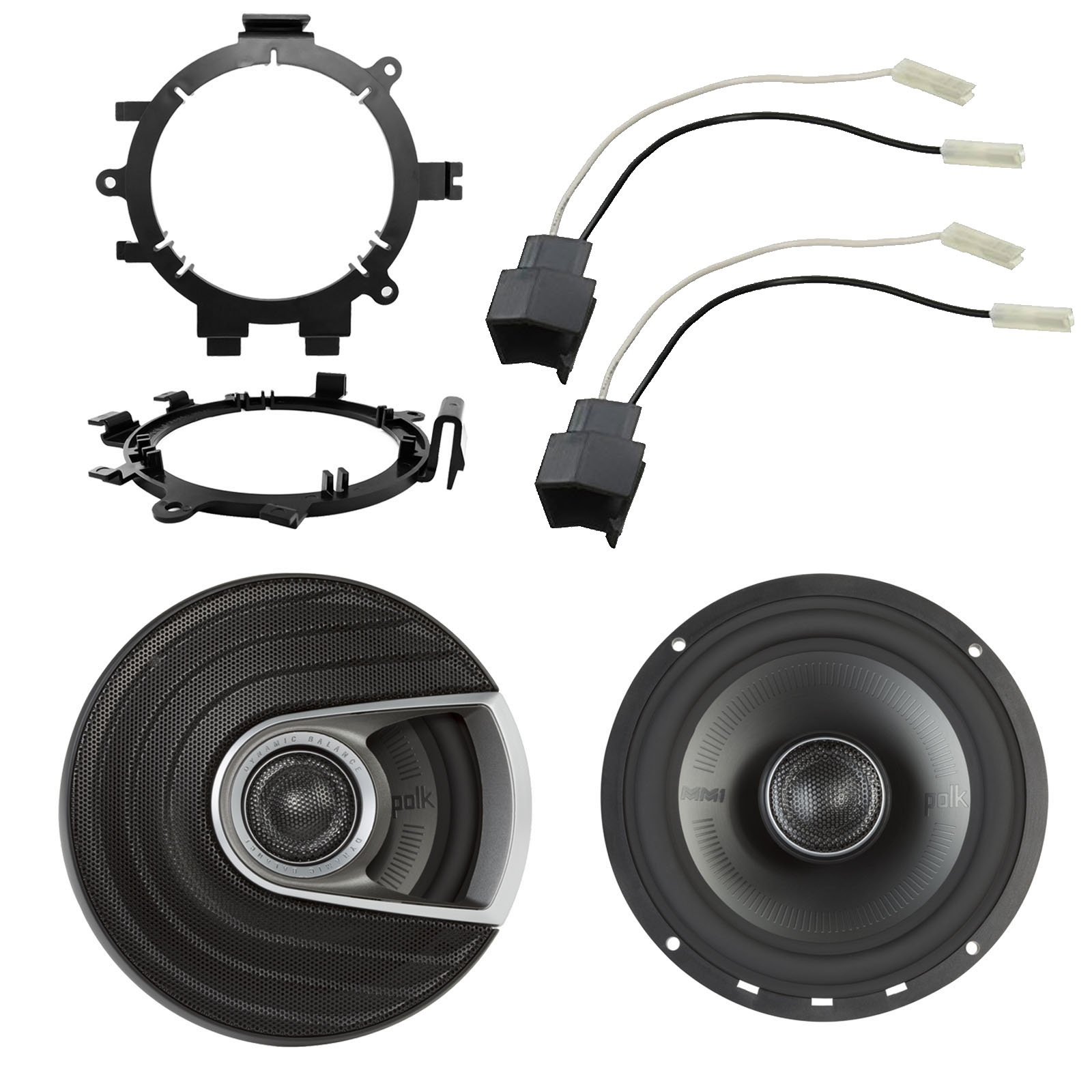 Polk 6.5" MM652 MM1 Series Coaxial Marine 2Way Car Audio Speakers