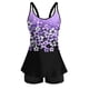 thumbnail image 5 of Traje de baño de bikini con estampado sin mangas para mujer, tankini, push-up, acolchado, conjuntos de blusa, traje de baño de dos piezas para mujer, tankini, traje de baño de 2 piezas para mujer, tra, 5 of 7