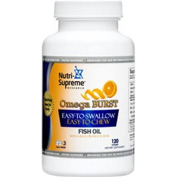 NutriSupreme Research Kosher Omega Burst Omega3 Fish Oil EPA/DHA