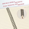 thumbnail image 6 of Toplive A5 Spiral Notebook 4 Pack Kraft Cover Ruled Journals Notebooks 7.9" x 5.5" Lined Journal Notebook 58 Sheets / 116 Pages for Home Office Supplies, 6 of 7
