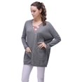 thumbnail image 2 of Richie House Women's Cardigan Sweater with Two Pockets RH2058-A-M, 2 of 6