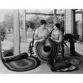 thumbnail image 2 of Two Women Making Rag Rugs On Porch History (24 x 18), 2 of 2