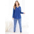 thumbnail image 6 of Only Necessities Plus Size Henley PJ Set, 6 of 6