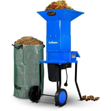Landworks Electric Leaf Shredder & Mulcher 0.5” 15 AMP 120V Corded Electric Chipper