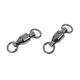thumbnail image 3 of 30 Piezas Giratorias de Rodamiento de Bolas Herramienta de Pesca de Cobre Giratoria Resistente Negro 4 # Soledad Rodamientos giratorios de bolas, 3 of 7