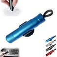 thumbnail image 1 of Glass Breaker Hammer, Safety Hammer, Safe Hammer Glass Breaker, Glass Breaker and Seat Belt Cutter, Emergency Escape Tool for Cars, Compact and Ergonomic (Blue), 1 of 5