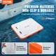 thumbnail image 2 of VEVOR Muelle flotante inflable, plataforma de muelle inflable de 6 x 5 pies, alfombrilla flotante de agua antideslizante con bolsa de transporte portátil y escalera desmontable, 2 of 9