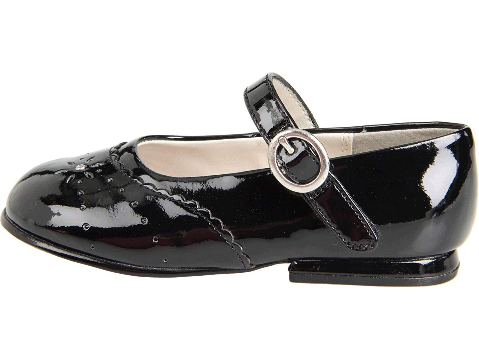 Stride Rite - Stride Rite Girls Camila Mary Jane Flats, Black, Size ...