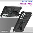 thumbnail image 5 of FIEWESEY for Samsung Galaxy S22 Phone Case, Shoftproof Military Grade Drop Protective Case with Kickstand Phone Case for Samsung Galaxy S22 5G 6.1 inch(Black), 5 of 6