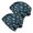 Alien and UFO Deep Blue Pattern, variant on Alien Rocket Deep Purple Pattern 2 Pack Slouchy Beanie Hat, Sleep Head Cover with Stretchy Fabric & Soft Texture, Warm Thermal Gifts for Unisex Men Women