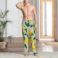 thumbnail image 5 of Vsdgher Lemon1 Print Mens Pajama Pants Sleep & Lounge Pants, PJ Bottoms With elastic waistb and Pockets, 5 of 5