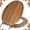 Natural, variant on Round Toilet Seat Molded Wood Toilet Seat with Zinc Alloy Hinges, Easy to Install also Easy to Clean, Anti-pinch Wooden Toilet Seat by (Round, Brownish Yellow)
