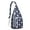 White-13, variant on Training Essential Sling Backpack - Sports Print Shoulder Bag for Baseball, Football & Athletic Gear
