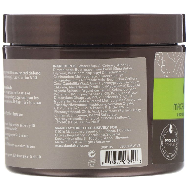 Ultra Rich Moisture Hair Masque By Macadamia - 8 Oz Hair Masque