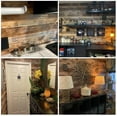 thumbnail image 5 of (4 pack) UMIGGEE Brown Wood Wallpaper Plank Peel and Stick Wallpaper 17.5" x 118" Faux Removable Contact Paper Self Adhesive Wallpaper for Wall Covering Home Decor, 5 of 8