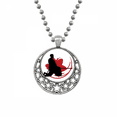 thumbnail image 1 of Pendentif Colliers Contour Sakura Asie du Japon Lune Rétro Étoiles Bijoux, 1 of 3